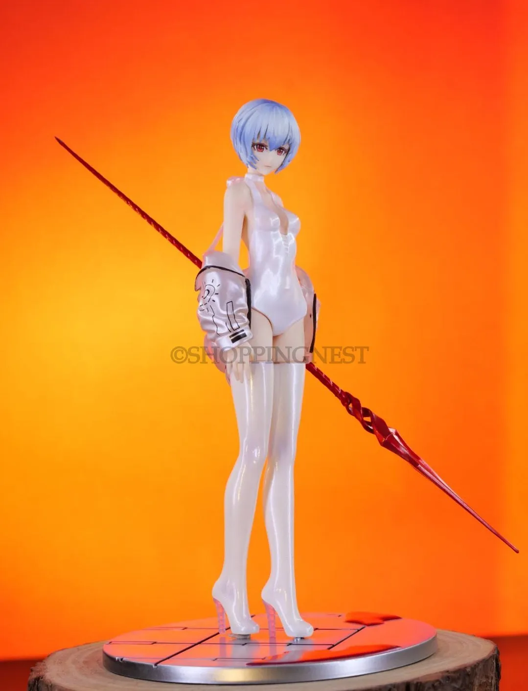 Neon Genesis Evangelion GK Ayanami Rei EVA Longinus Gunner Waifu Action Figure | 26 Cms) |