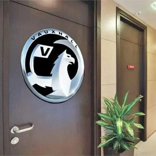 Personalized Office Emblem Decal - Custom Vinyl Logo Door Sticker