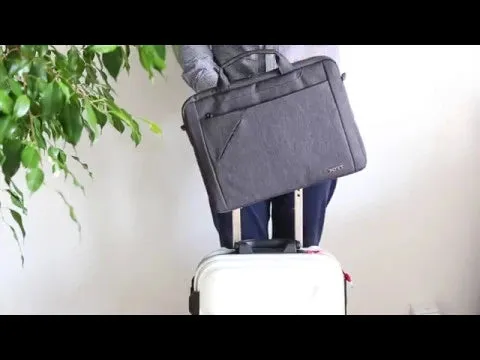 PORT Designs - Universal 14" MacBook / Laptop / Notebook / Tablet Sleeve Sydney Toploading with Carrying Strap (135178) - Gray