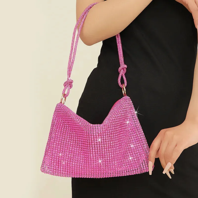 "High Class" Sparkly Pink Evening Bag