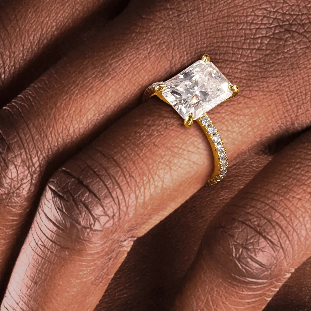Radiant Cut Engagement Ring