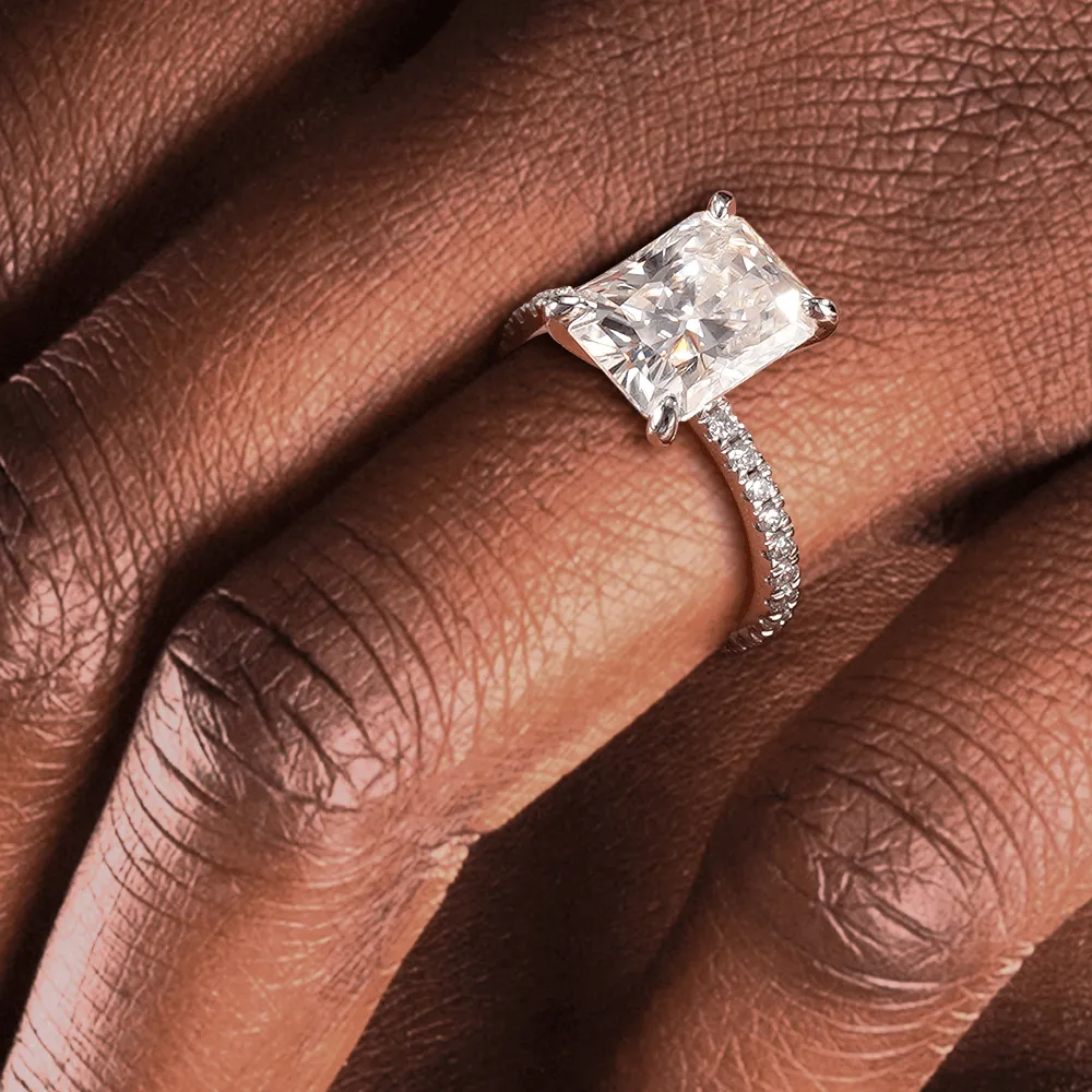 Radiant Cut Engagement Ring