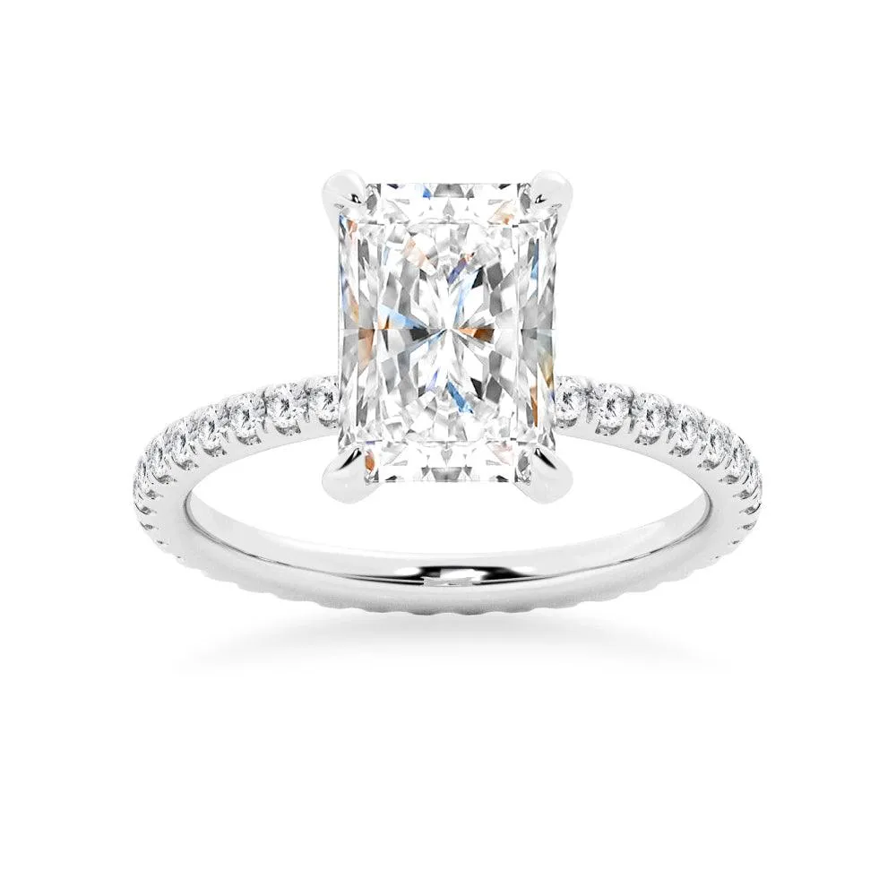 Radiant Cut Engagement Ring