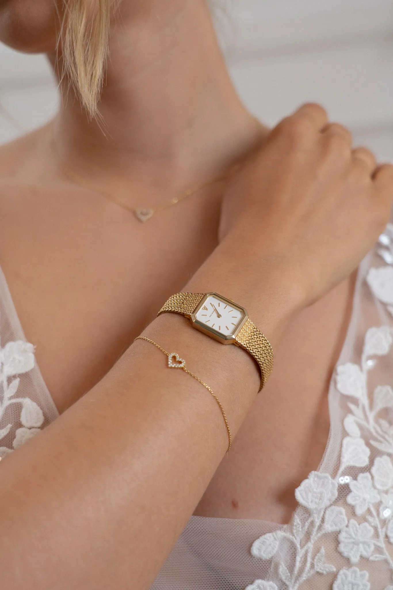 Radiant Heart Set Gold