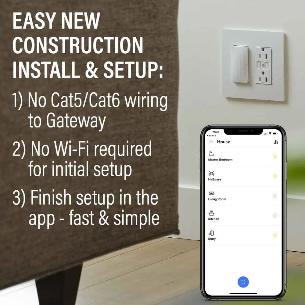 radiant Smart Plug-In Switch with Netatmo, Matte White