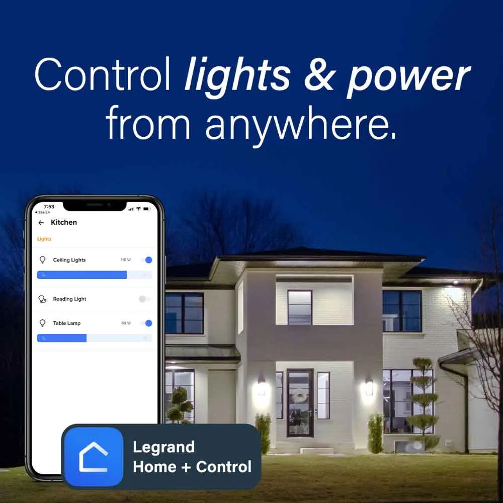 radiant Smart Plug-In Switch with Netatmo, Matte White