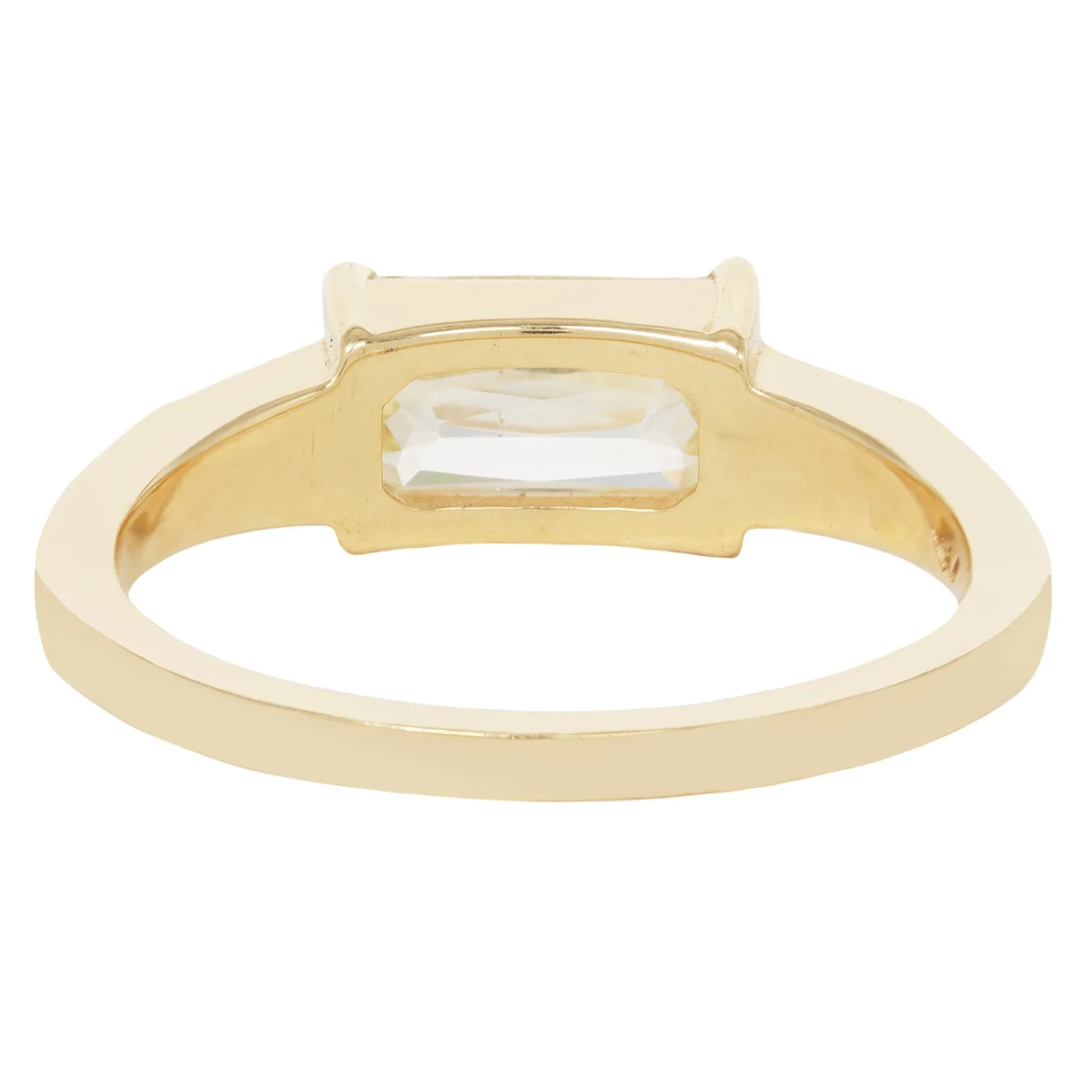Radiant Yellow Diamond Ring