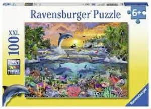 RAVENSBURGER TROPICAL PARADISE 100PC PUZZLE