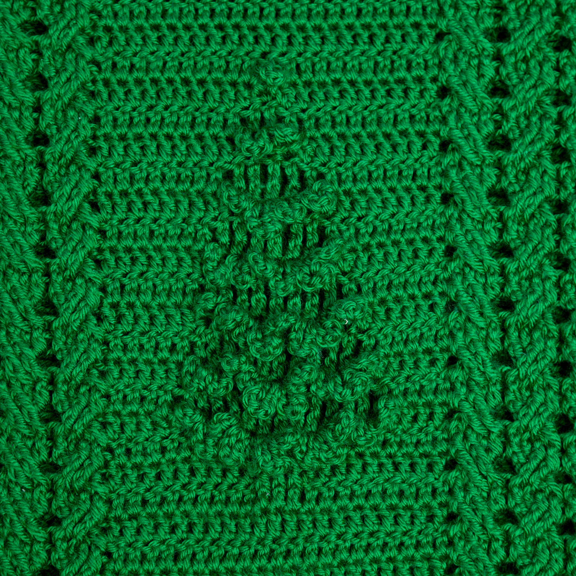 Red Heart Crochet Yule Tree Throw & Pillow