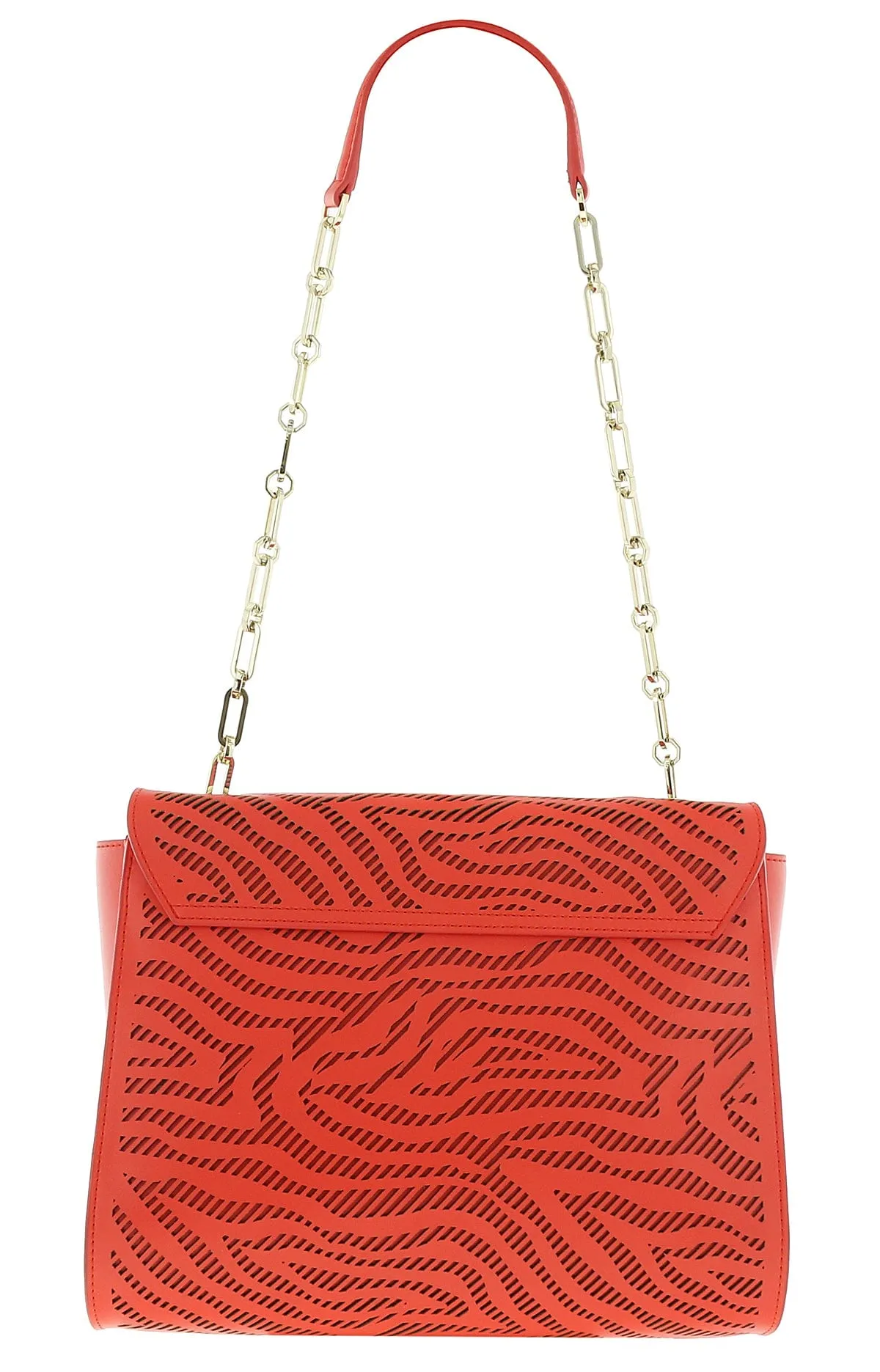 Roberto Cavalli Class Audrey Coral Medium Shoulder Bag