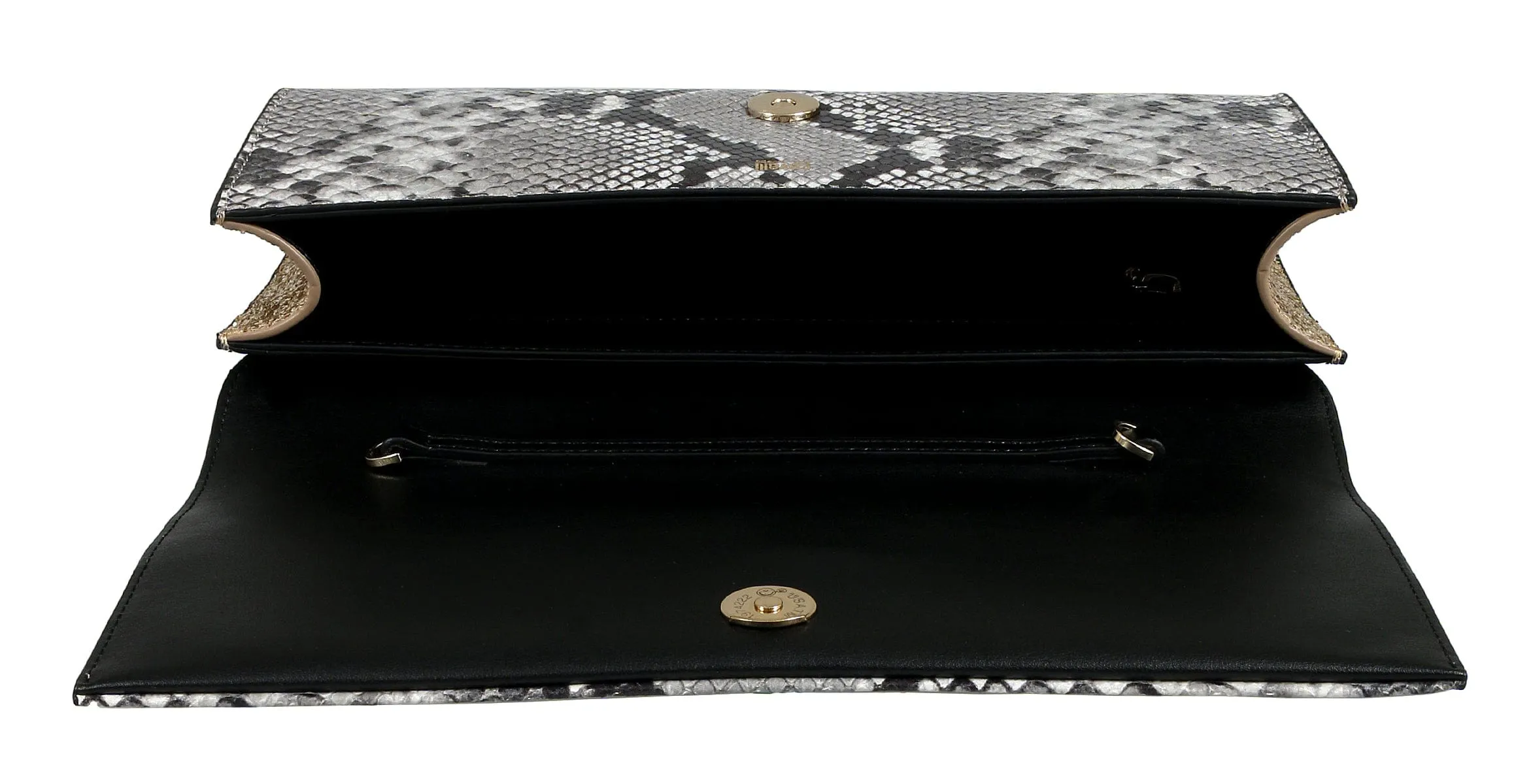 Roberto Cavalli HXLPDM 001 Grey Shoulder Bag