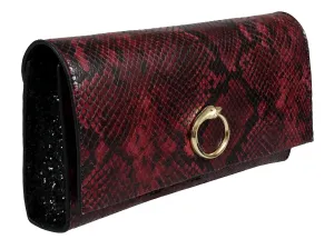 Roberto Cavalli HXLPDM 060 Red Shoulder Bag