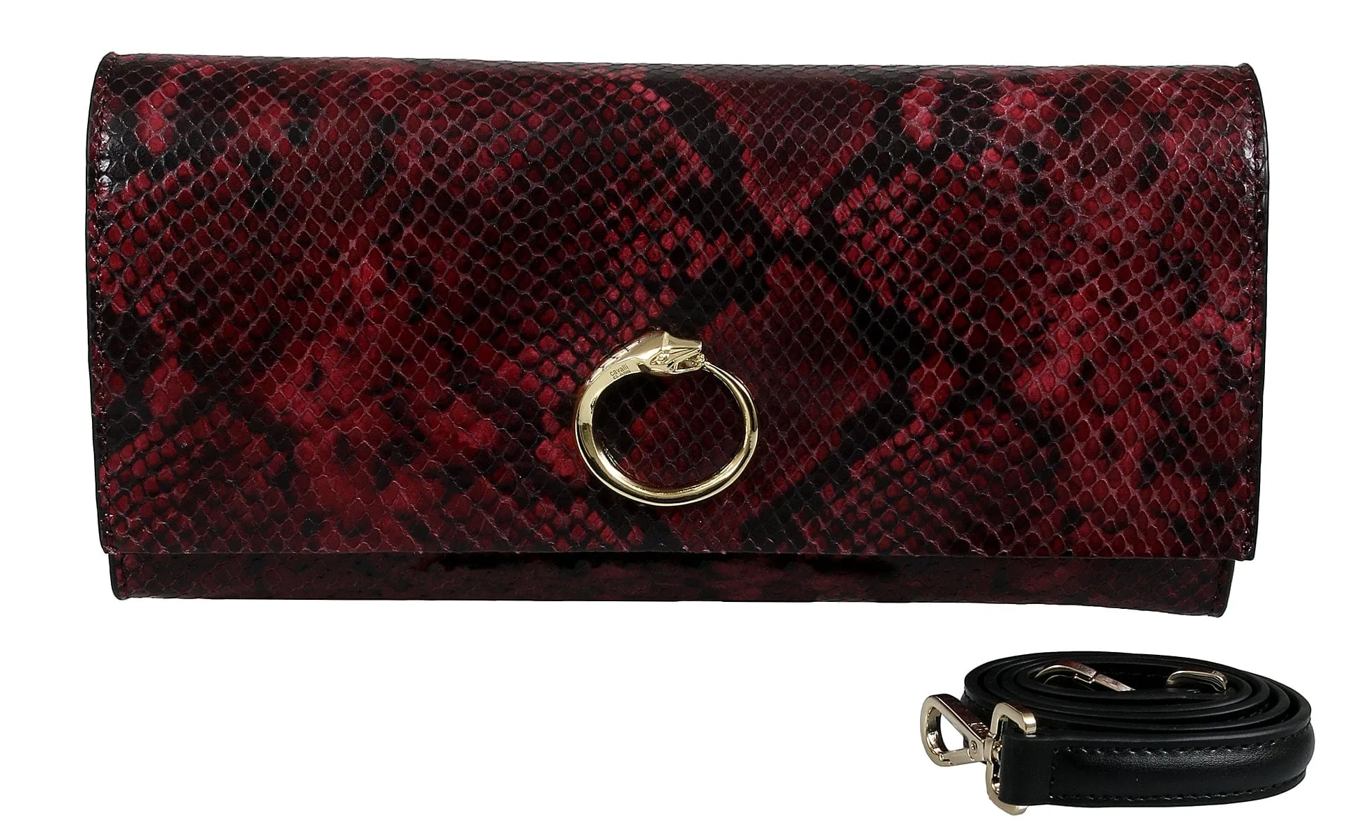 Roberto Cavalli HXLPDM 060 Red Shoulder Bag