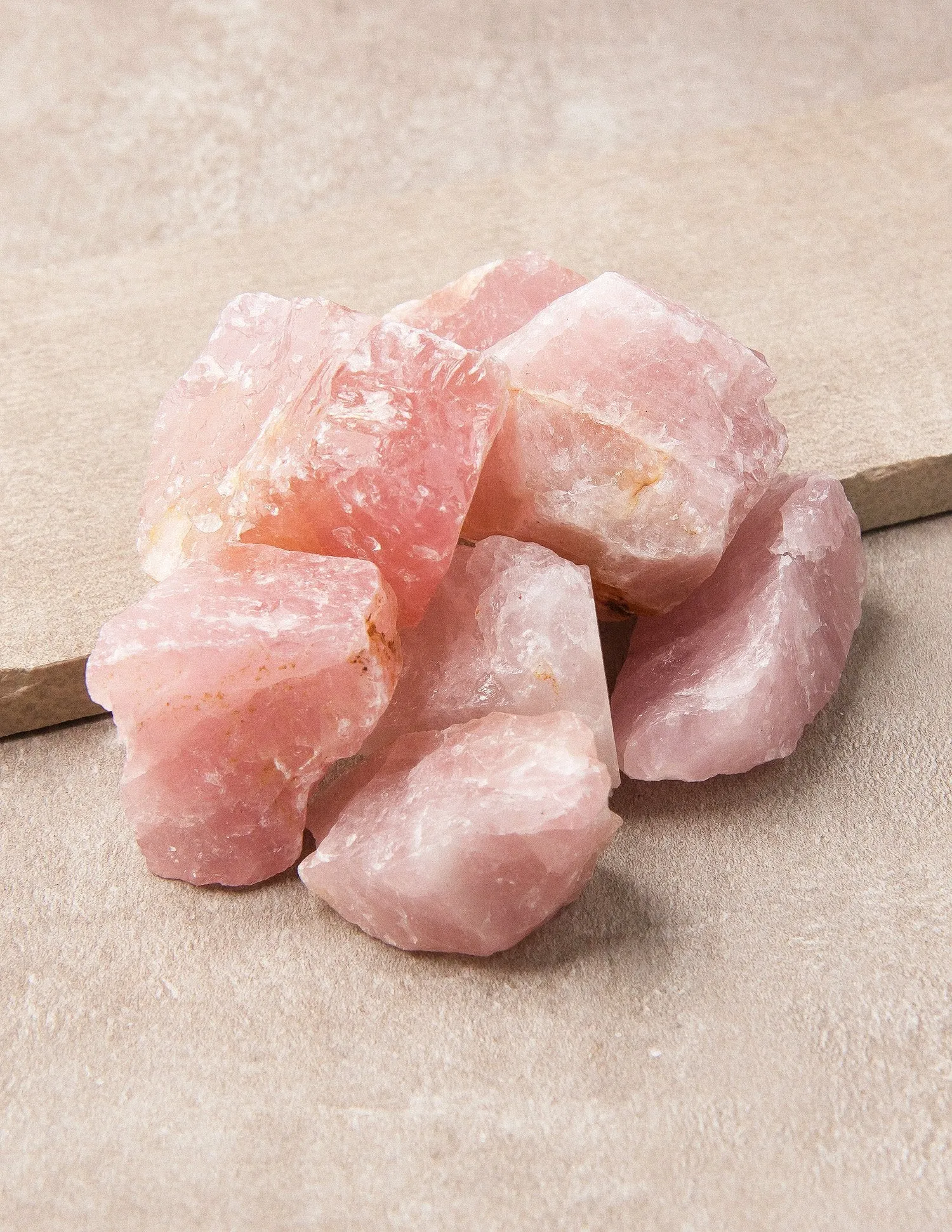 Rose Quartz Crystal Bath Stones