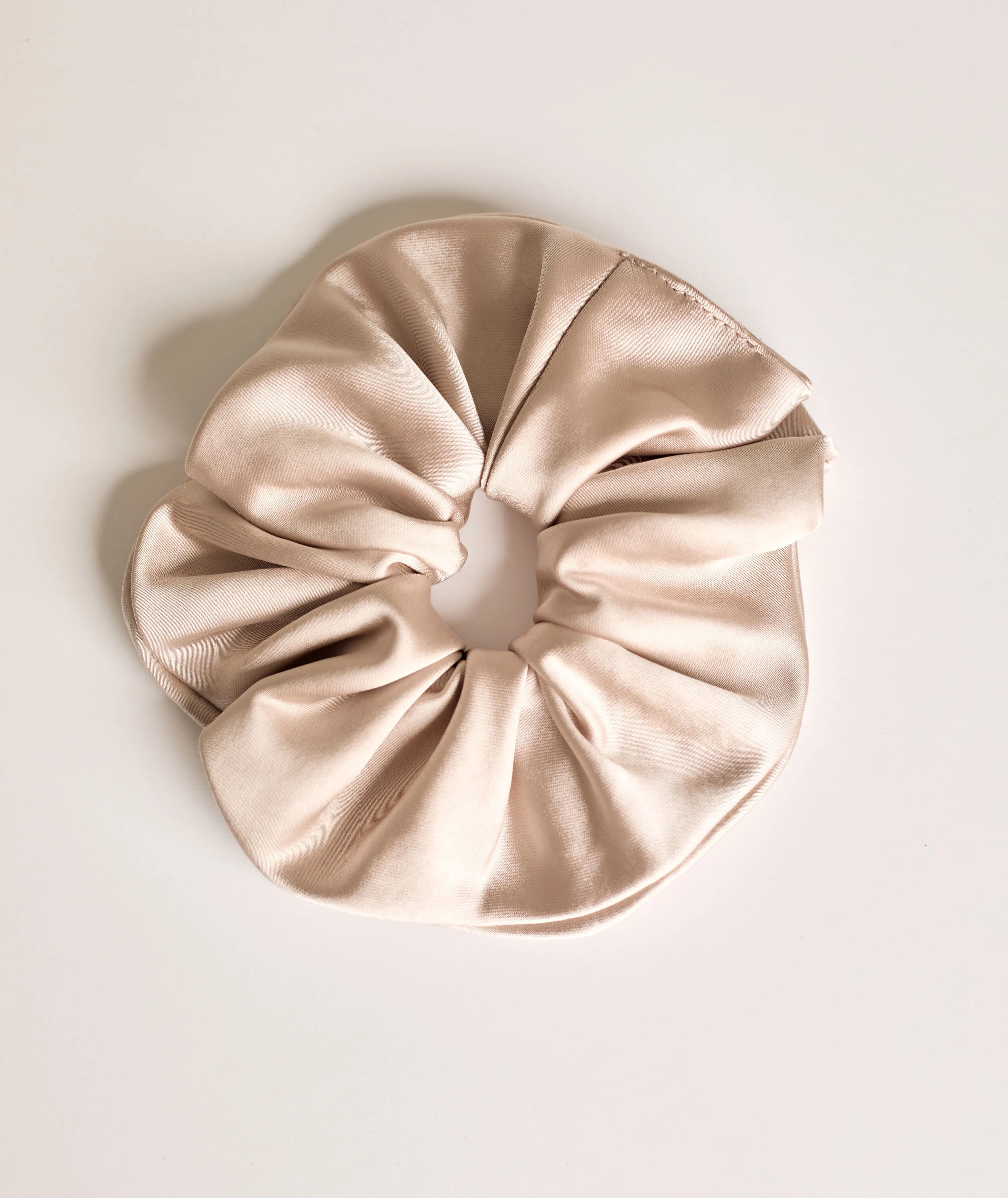 Satin Scrunchie - Oyster