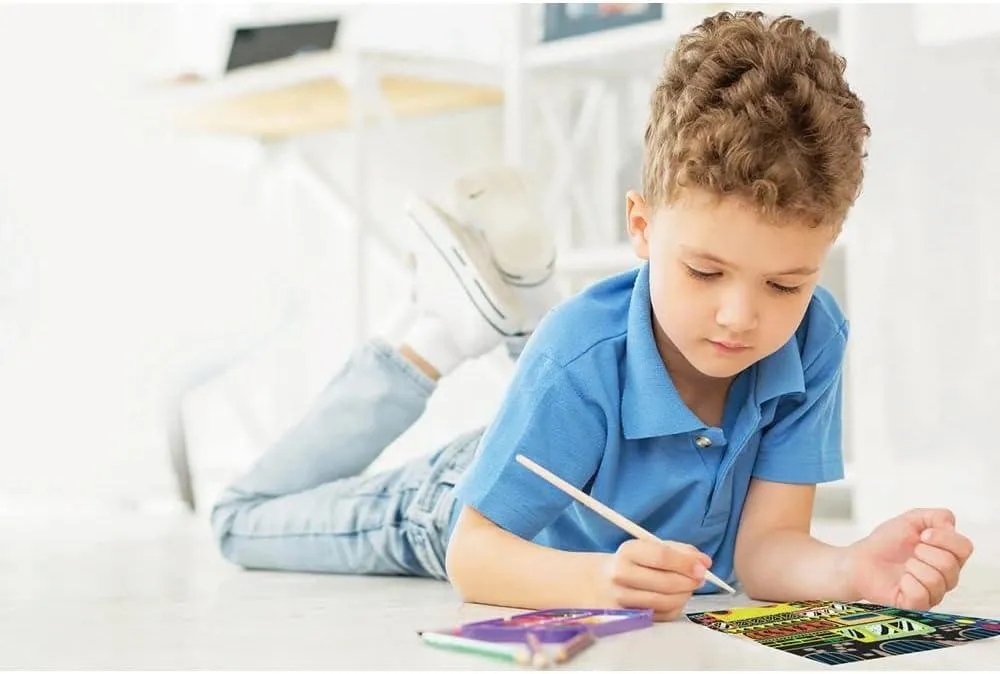 Scratch Art Kit - Construction