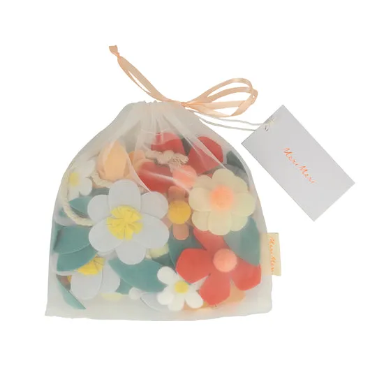 Spring Easter Felt Flower Garland