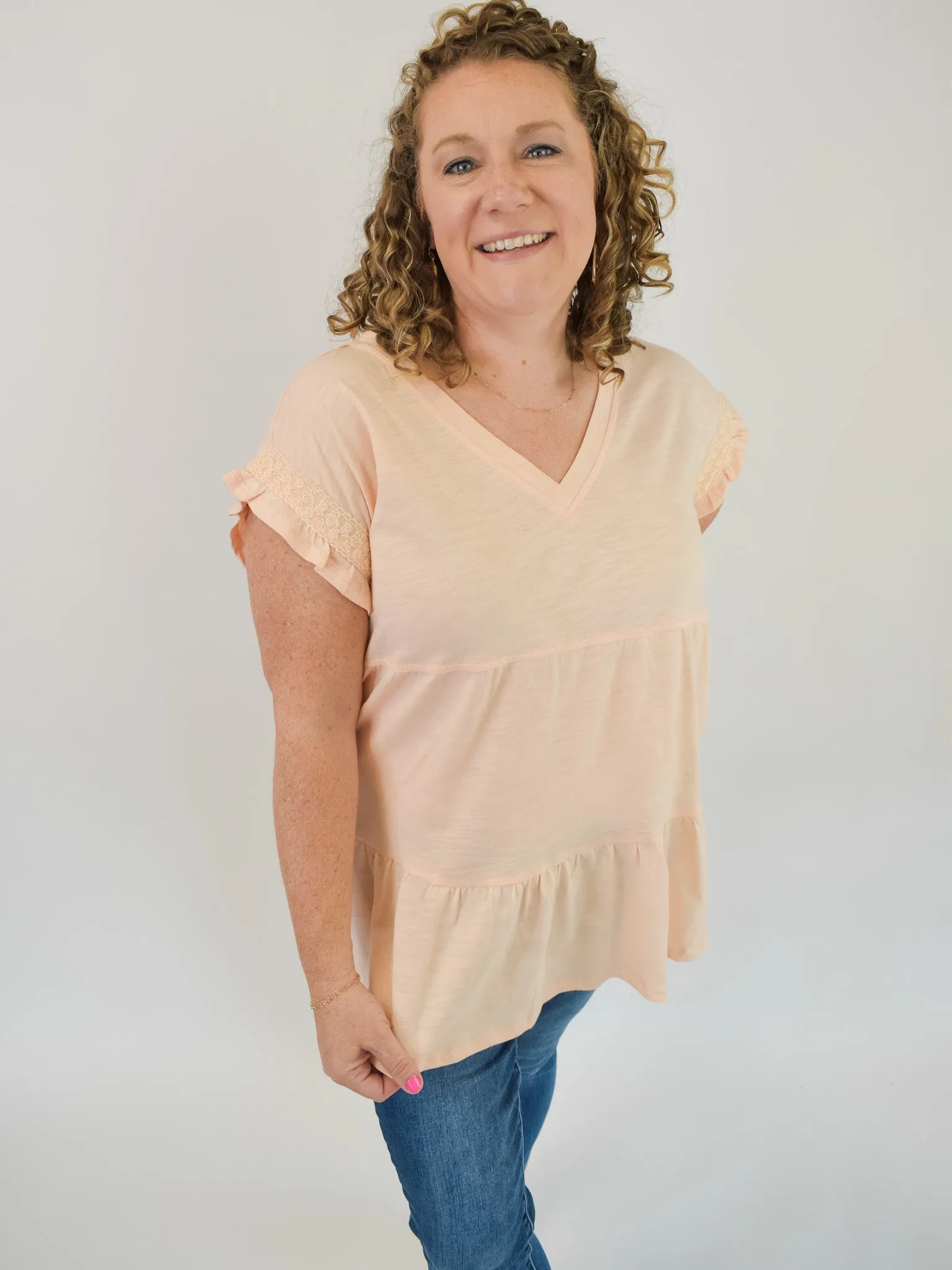Stay Close By Washed Top
