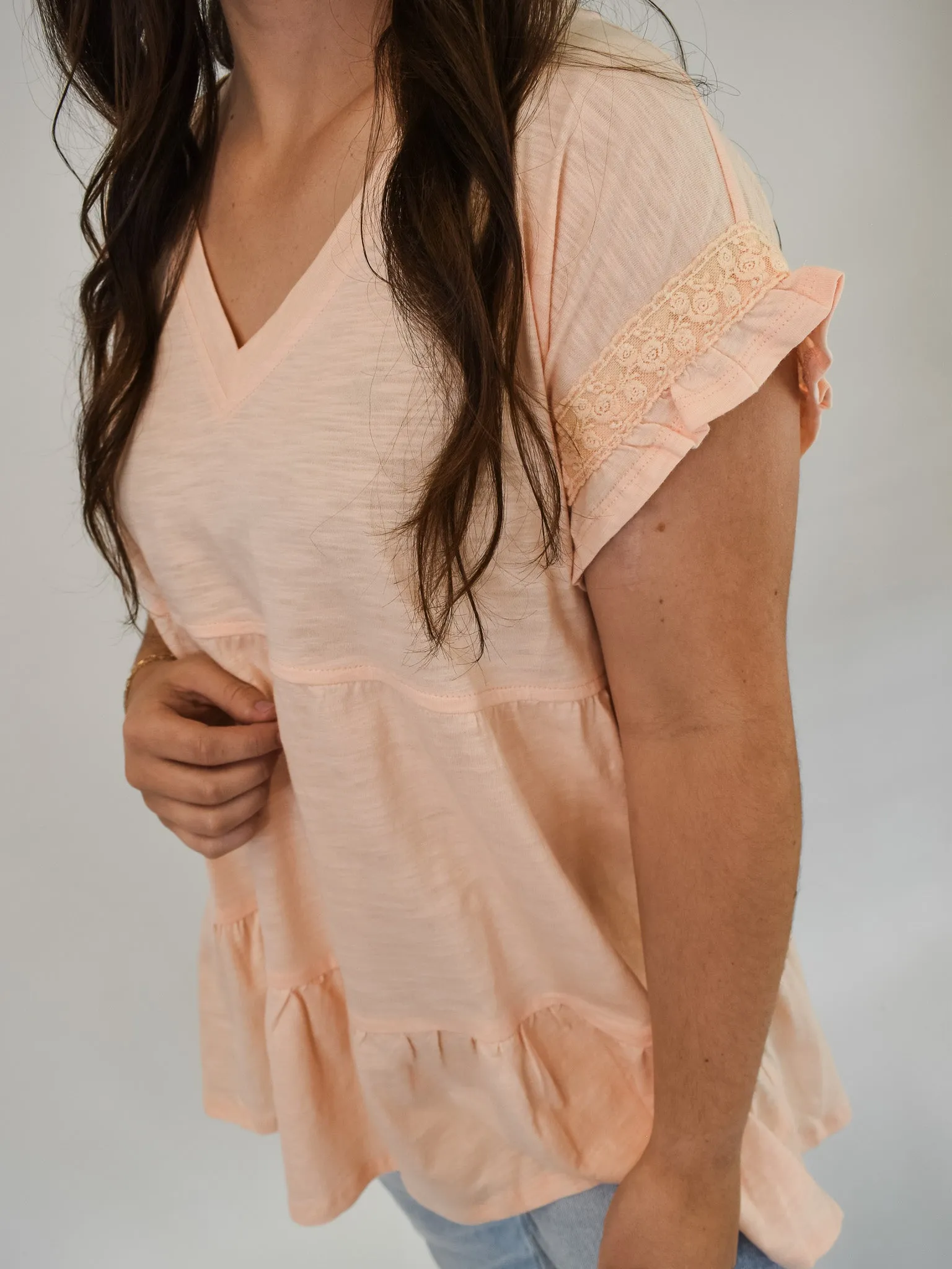 Stay Close By Washed Top