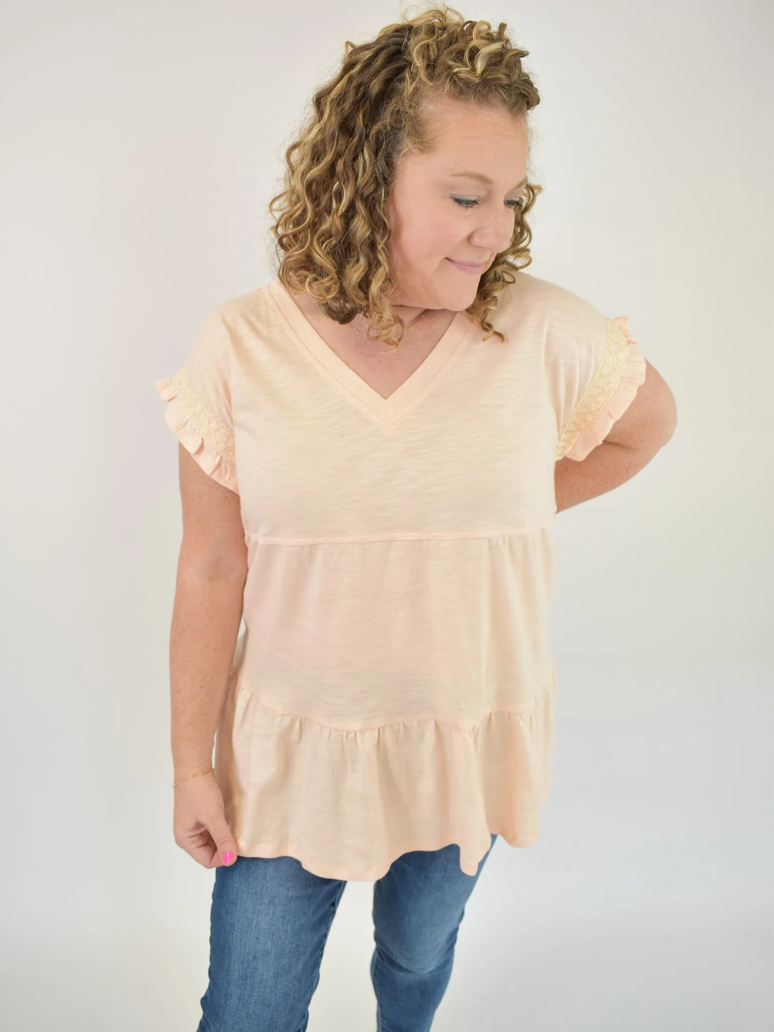 Stay Close By Washed Top