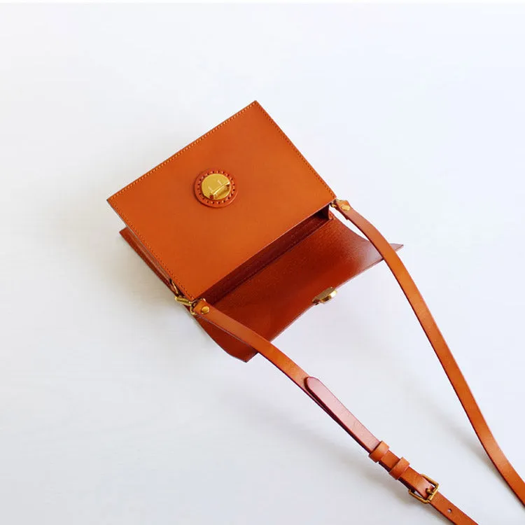 Stylish Brown Leather Womens Small Leather Crossbody Bags Shoulder Bag