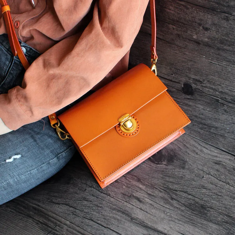 Stylish Brown Leather Womens Small Leather Crossbody Bags Shoulder Bag