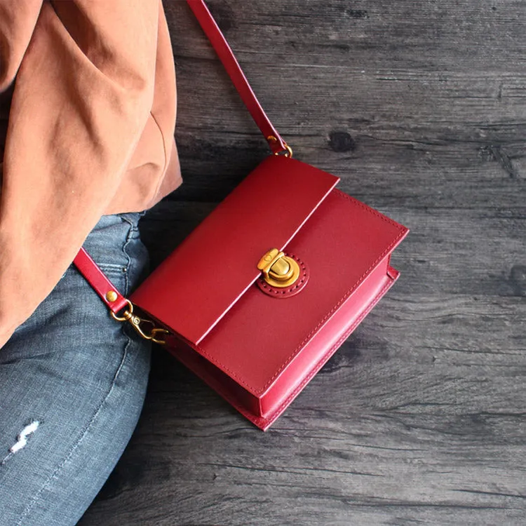 Stylish Brown Leather Womens Small Leather Crossbody Bags Shoulder Bag
