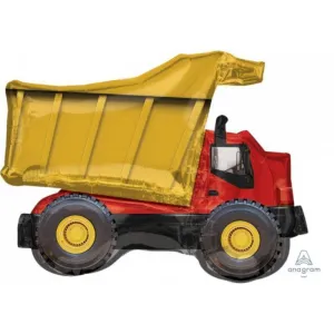 SuperShape XL Dump Truck Foil Balloon - 81cm x 63cm
