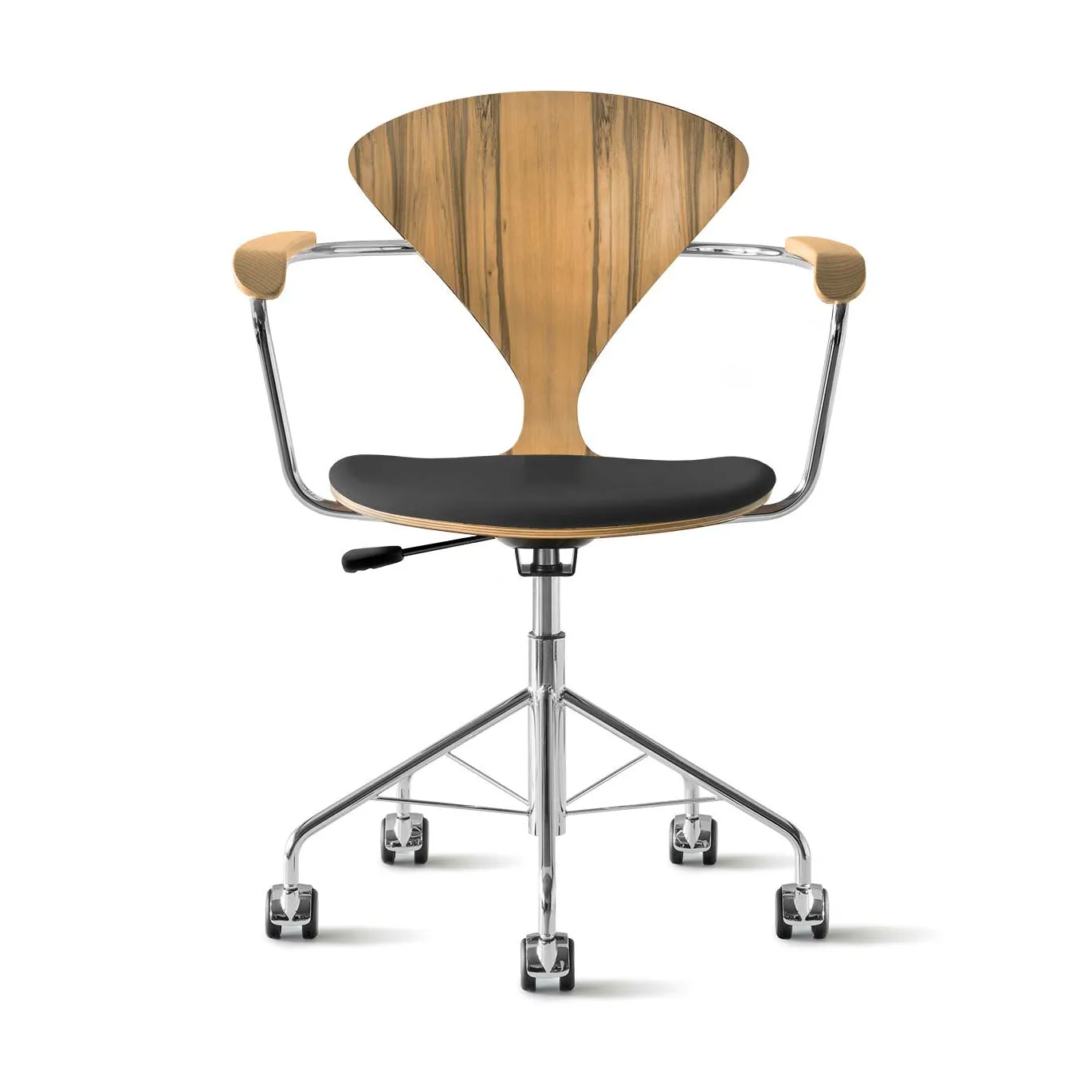Task Office Chair with Arms - Upholstered Seat