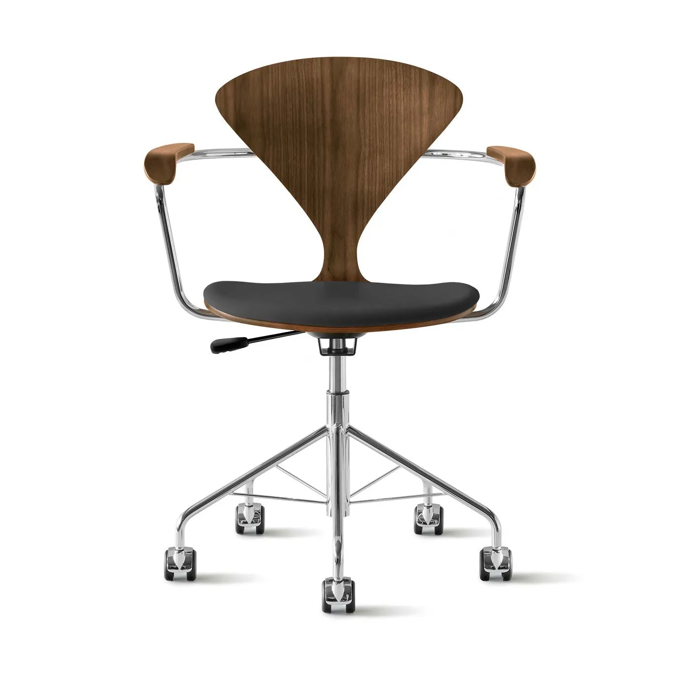Task Office Chair with Arms - Upholstered Seat
