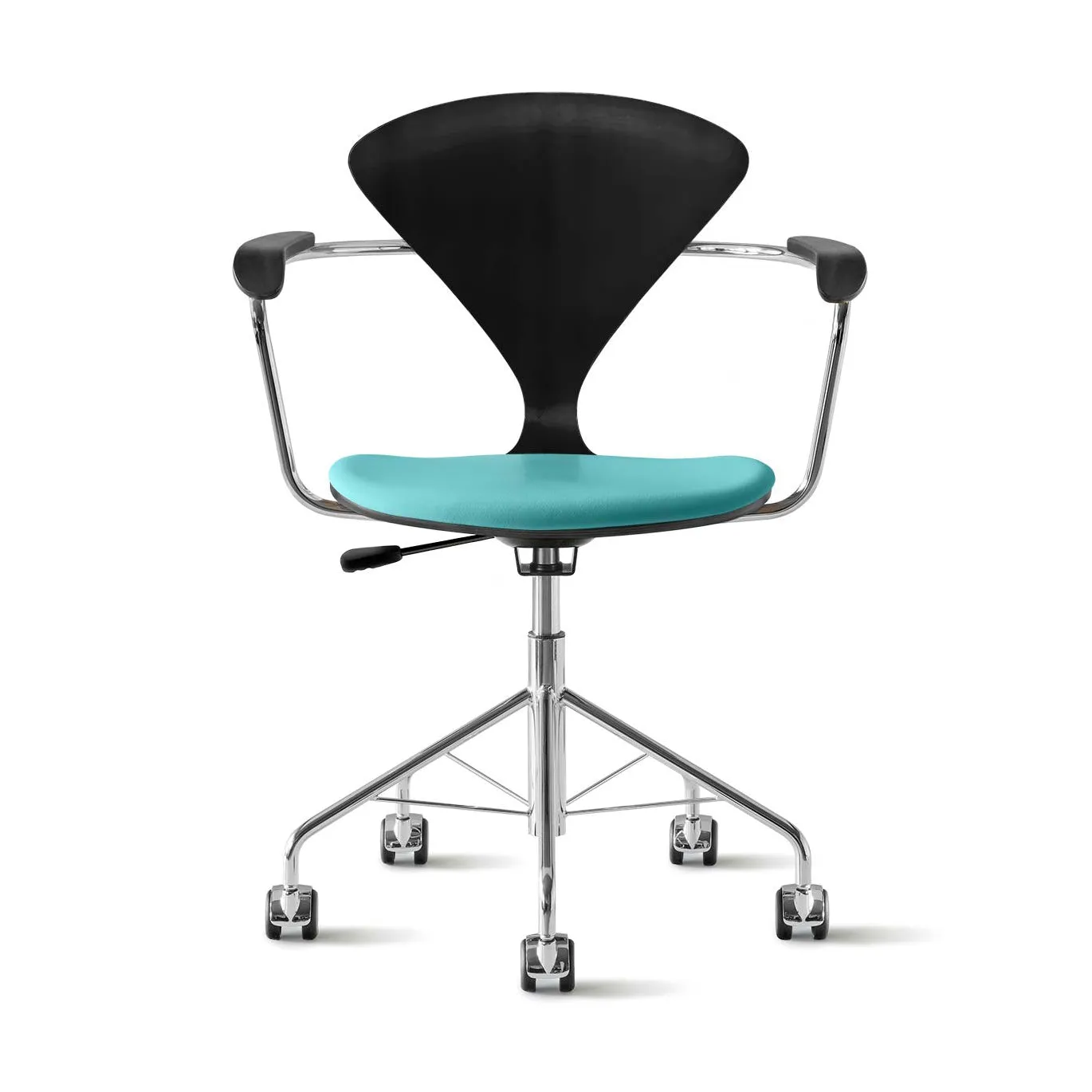 Task Office Chair with Arms - Upholstered Seat