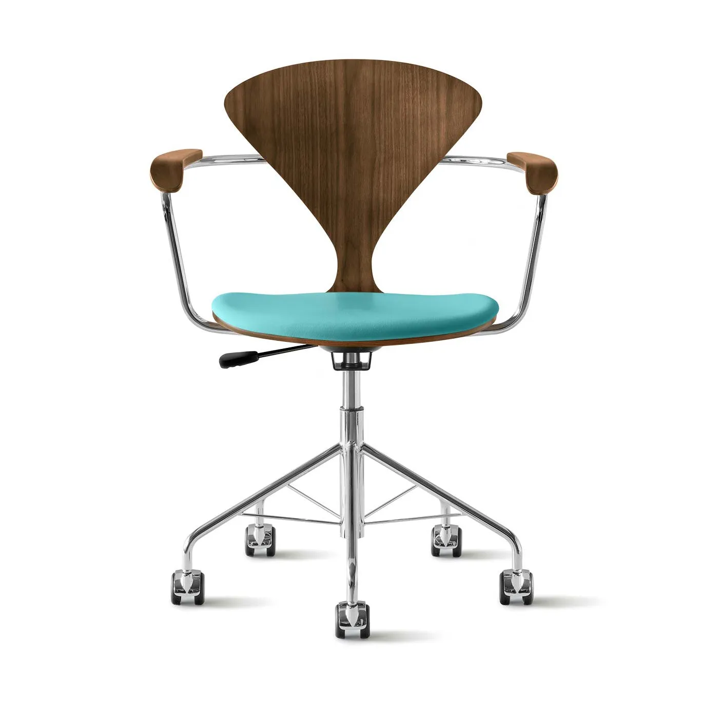 Task Office Chair with Arms - Upholstered Seat