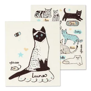 The Amazing Swedish Dishcloth ~ Cats with Names