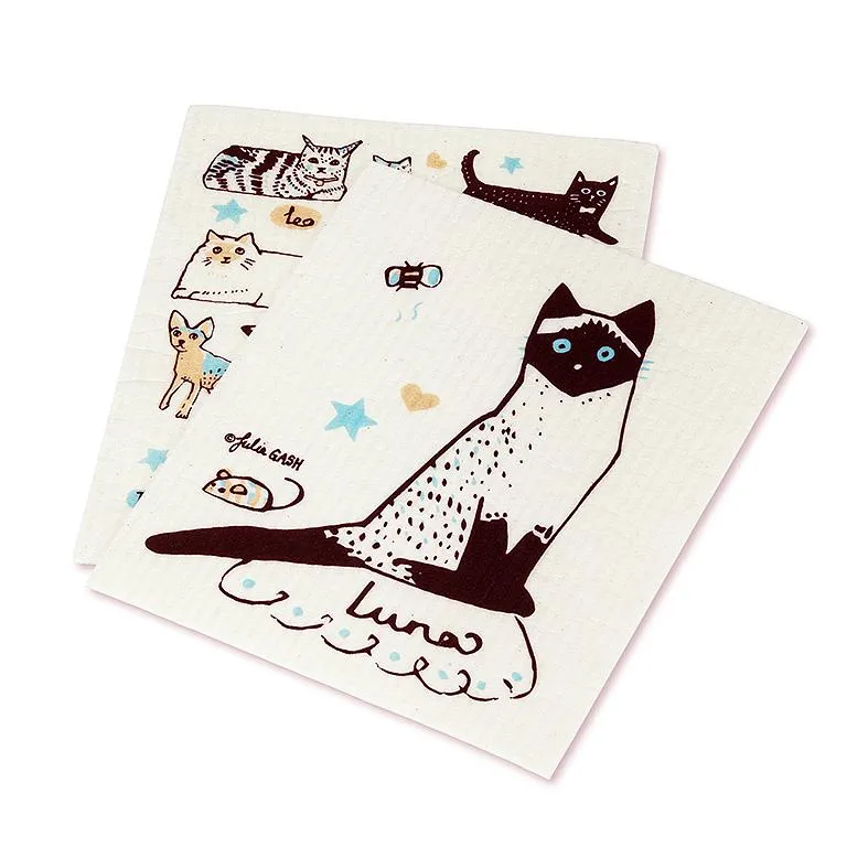 The Amazing Swedish Dishcloth ~ Cats with Names