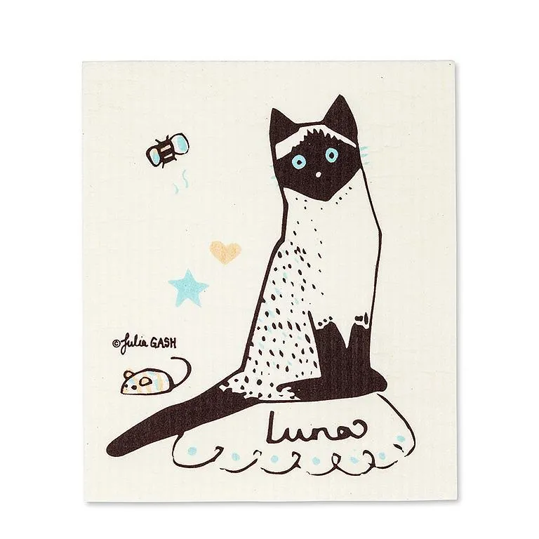 The Amazing Swedish Dishcloth ~ Cats with Names