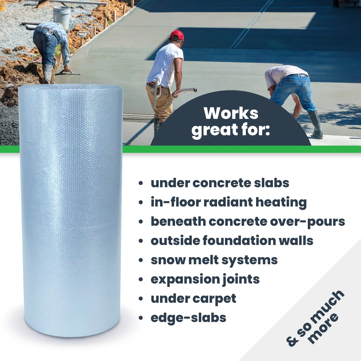 Ultra CBF Under Slab Insulation - 4' X 125' (500 sq ft)