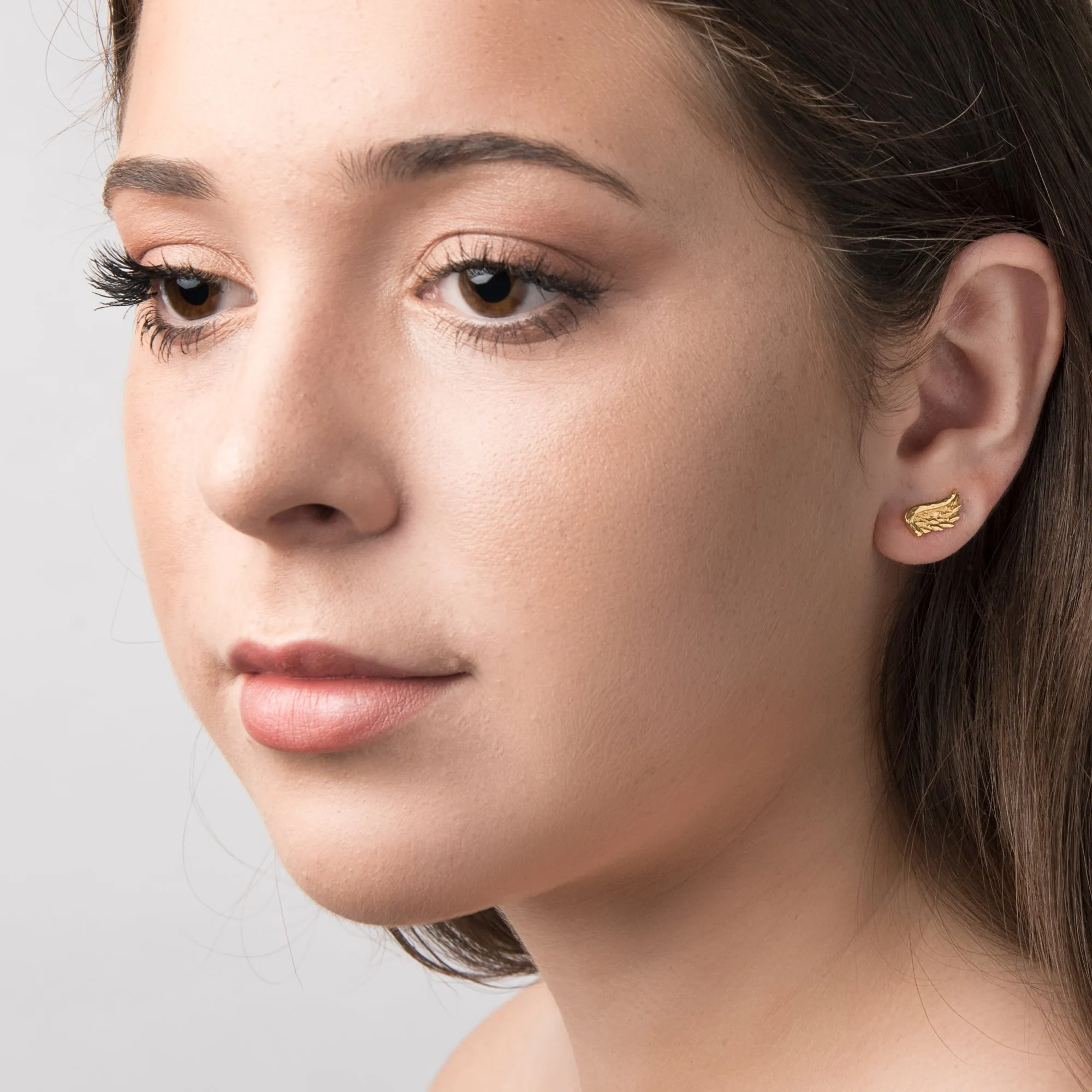 Venetian Wing Stud Earrings