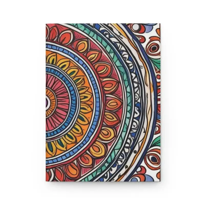 Vibrant Indian Ethnic Matte Hardcover Journal