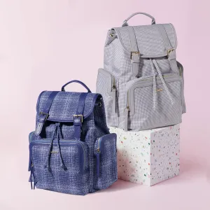 Water Resistant Tweed Diaper Bag