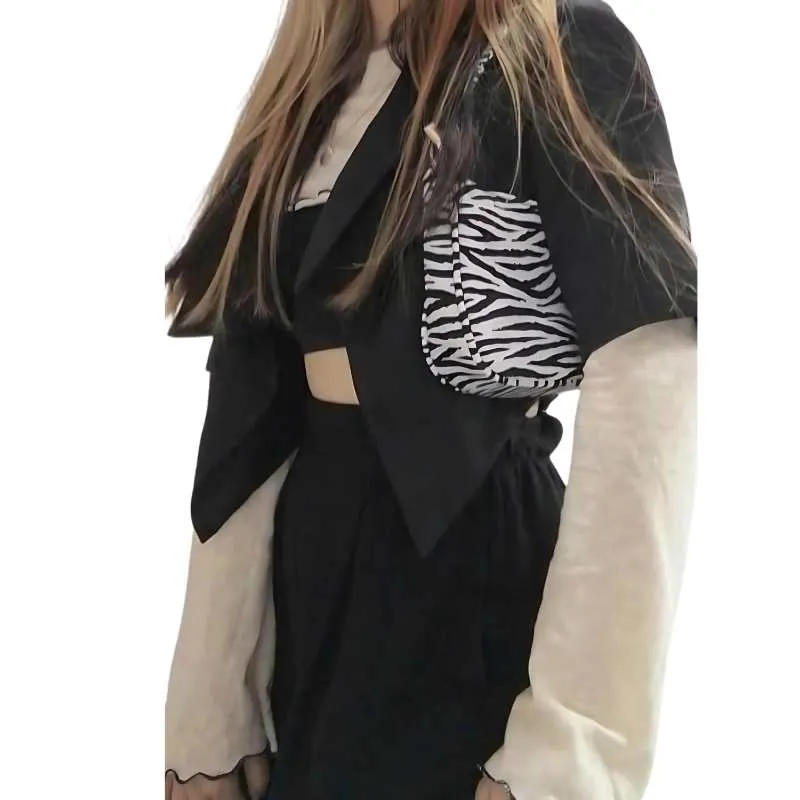 Zebra Underarm Fashion Bag